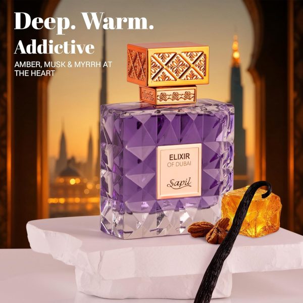 Sapil Elixir of Dubia 100ml edp unisex (inspired by Angels share)